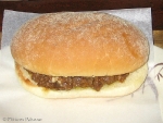 En slags hamburgare som vi åt tillsammans med soppan till frukosten. Extremt god var den.